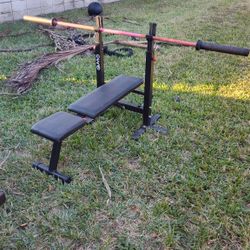 Foldable Bench press With Olympic Bar