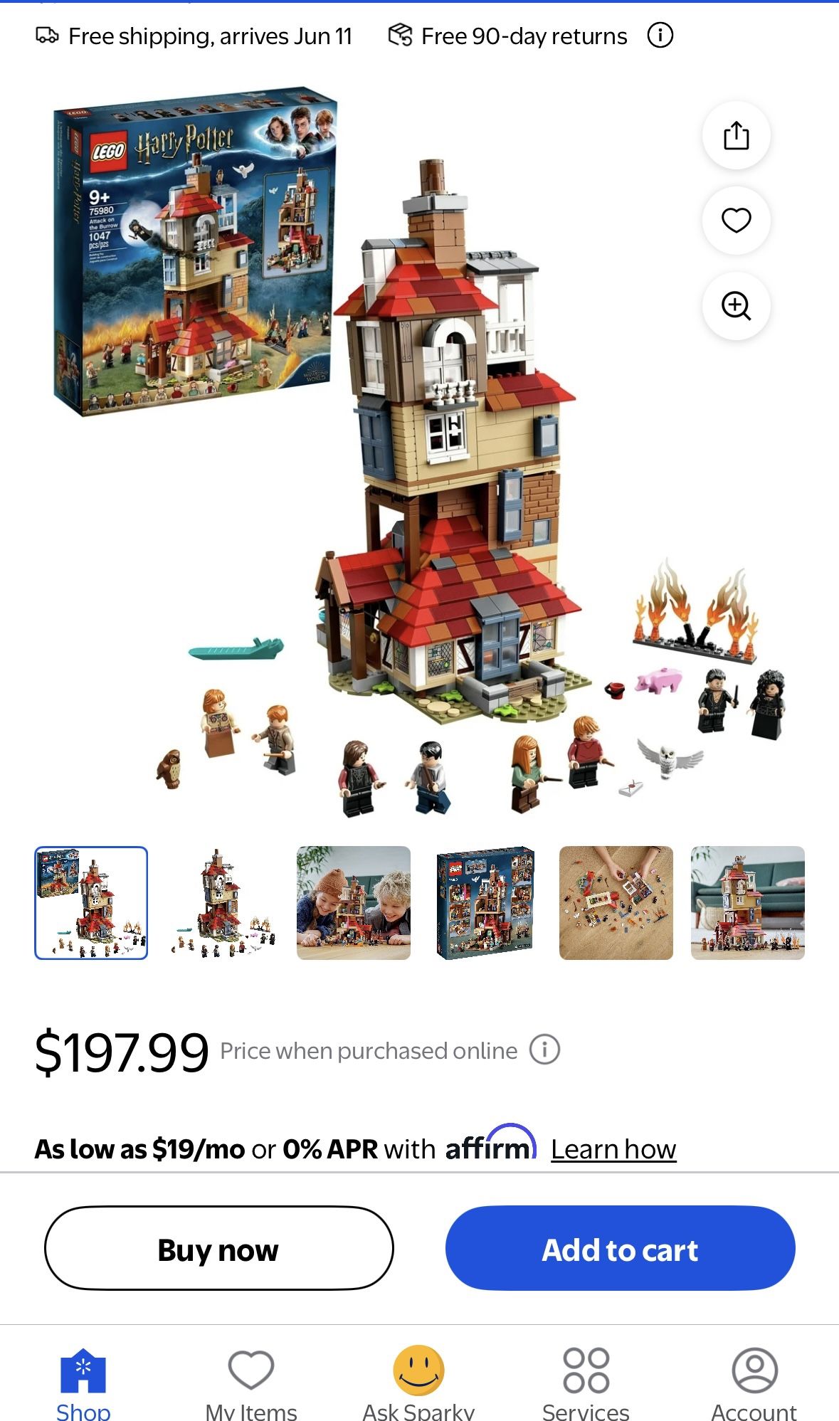 Harry Potter Lego Set 75980
