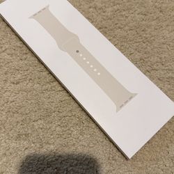 Authentic Apple Watch Band, Starlight, Sport Band, M/L