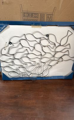 Metal School Of Fish Wall Art. NEW By Sanibel Shores. 