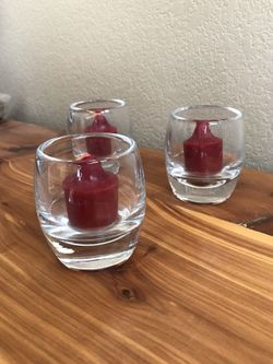 Crate&Barrel Candle Holders