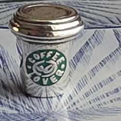 Pandora Coffee Starbucks Charm