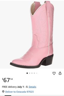 🔥 pink cowgirl/ girl/women's boots🔥👍 brand new🔥