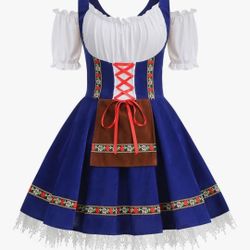 Oktoberfest Beer Girl Dress (SIZE LARGE)