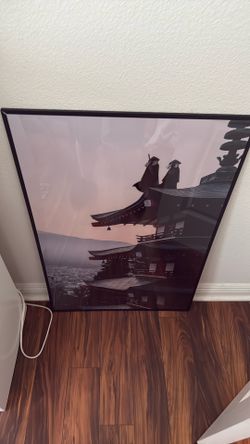Itachi and Kisame from Naruto Poster Framed