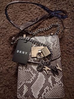 Elissa DKNY croc bag