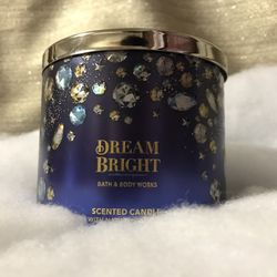 Bath And Body Work 3 Wick Candle Dream Bright Brand New