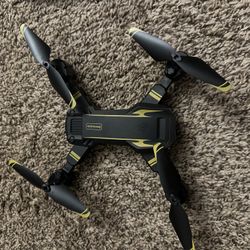 Black And Yellow Drone W/ Camera