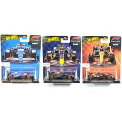 Hot Wheels Premium F1 Formula 1 2024 McLaren Oracle Red Bull BWT Alpine LOT OF 3