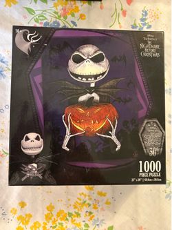 Disney The Nightmare Before Christmas 30th Anniversary Jigsaw 1000 pc Puzzle NEW