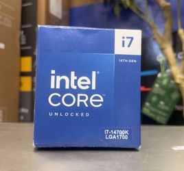 New sealed Intel 14th Gen Core i7-14700K LGA1700 3.4GHz 20-Core CPU