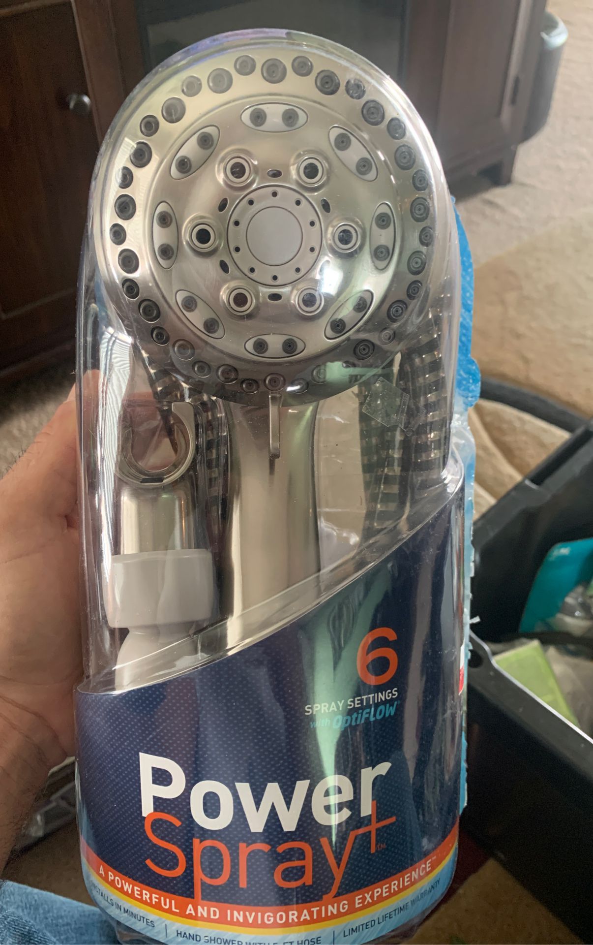 Power sprayer shower head