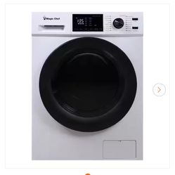 Magic Chef 23.4 in. 2.7 cu. ft. White All in One Ventless and Washer Dryer Combo