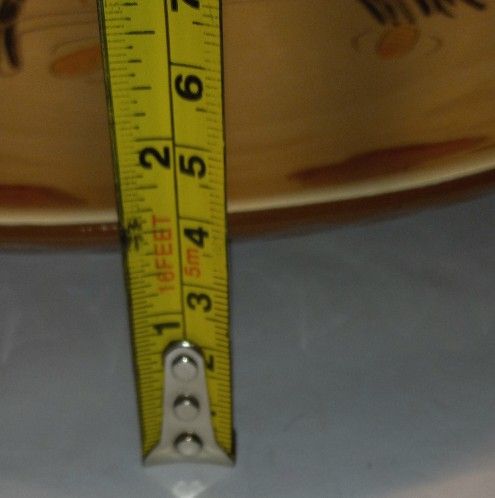 Vintage Carol Endres "Pure Art" Beehive Redware Pottery XL Serving Plate/Bowl