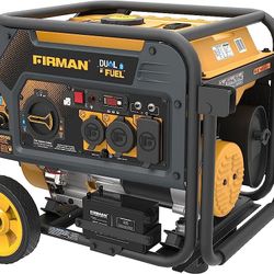 FIRMAN Dual Fuel Generator, Hybrid Series Portable Generator with 3650/4550 Watt, Recoil/ Electric Start 