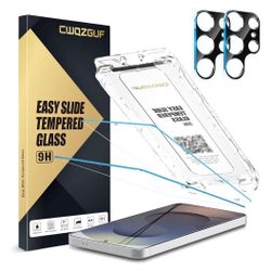 ​CWQZGUF 2+2 Pack for Samsung Galaxy S25 Ultra 5G 6.9" Screen & Lens Guard NEW
