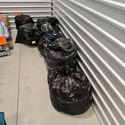 Bags of clothes