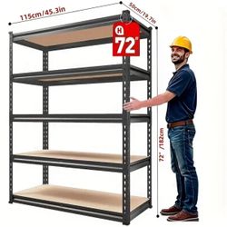 New inbox heave Duty shelving (72in H 15.5 in D 35 inch W )