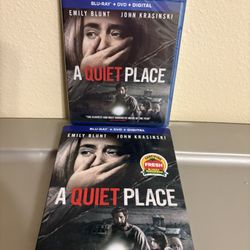 A Quiet Place Blu-Ray, DVD, & Digital W/Sleeve Movie