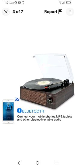 NEW BLUETOOTH RECORD PLAYER