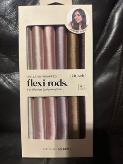 $7 Kitsch Satin-Wrapped Flexi Rods 6-Pack