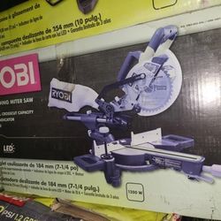 Ryobi 10” Mitter Saw Sliding Like New Inbox Works 