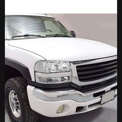 NEW IN BOX - DNA MOTORING HL-OH-SIE994P-CH-CL1 Chrome Housing Clear Corner Headlights Compatible with 99-07 Sierra / 00-06 Yukon XL 1