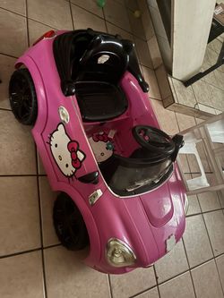 Remote car hello kitty