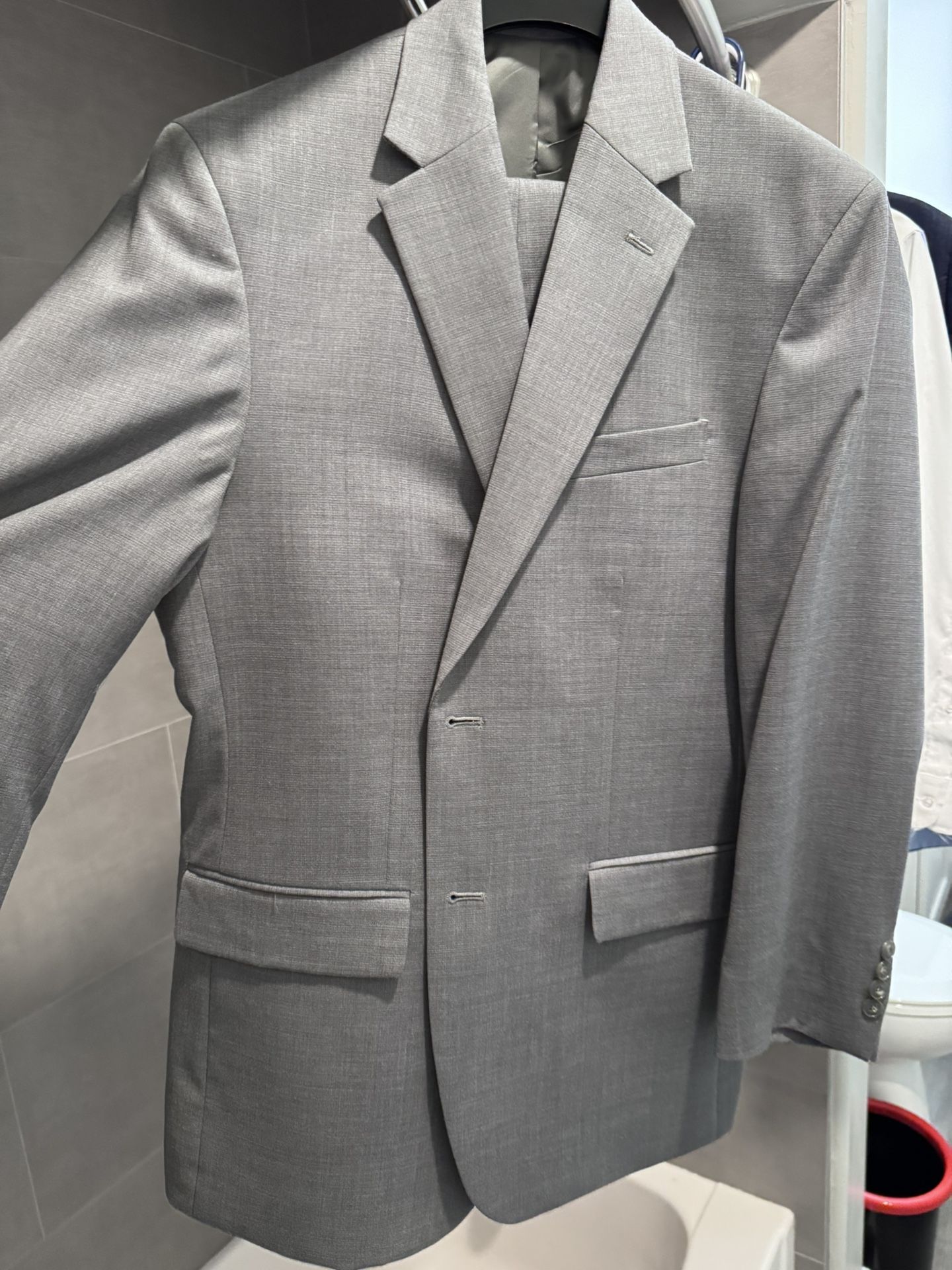 Gray Jos A Bank Suit