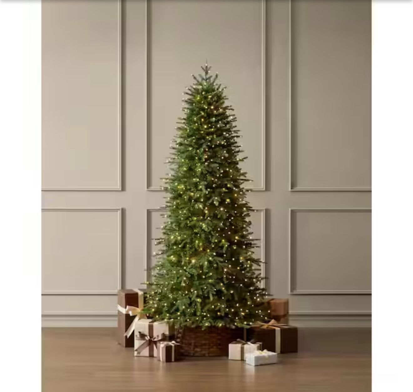 7.5 ft. Grand Duchess Twinkling Balsam Fir Slim LED Pre-Lit Artificial Christmas Tree T25