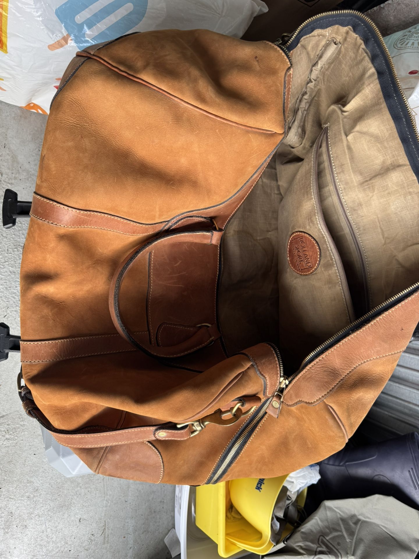 Holland Leather Travel Ag/weekender