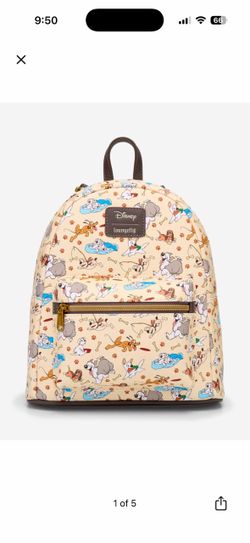 Disney loungefly dogs playing aop mini backpack