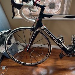 Scattante Men’s Team Carbon Fiber Road Race Bike 58cm NEW