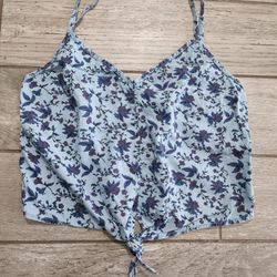 Blue Summer Top M