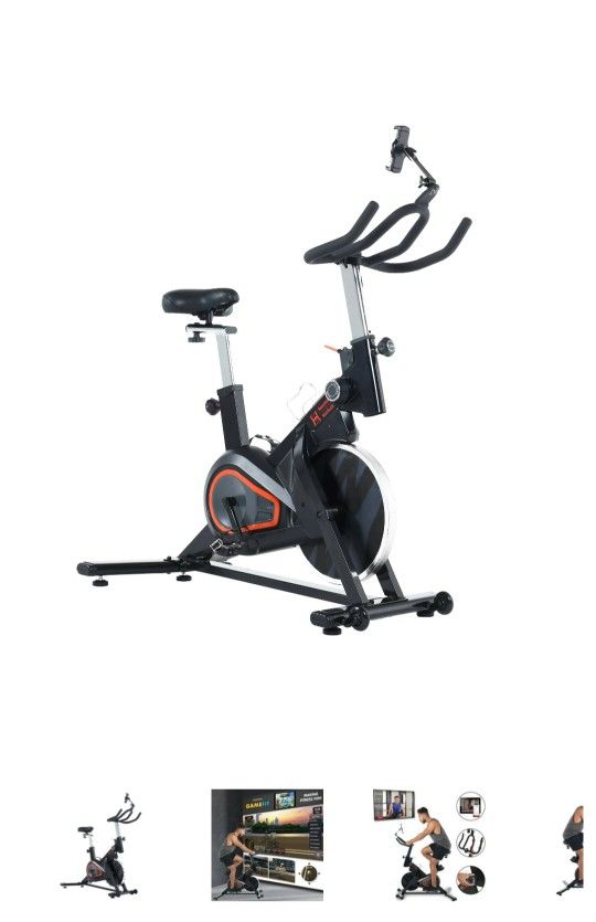 Men’s Health Women's Health - Indoor Cycling Exercise Bike - Stationary Bike with Bluetooth Smart Connect. Brand new in box