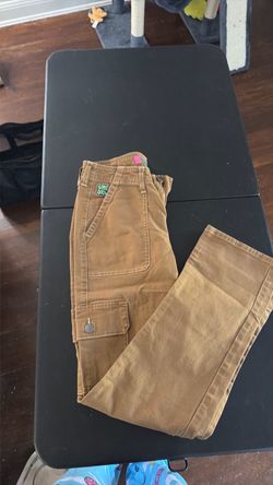 Brown Cargo Pants with Side Pocket