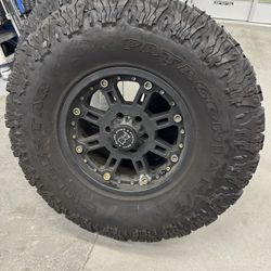 37x12.50x17 RIMS AND TIRES