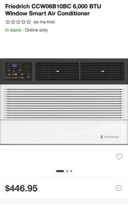 Friedrich Chill Premier CCW06B10B 6,000 BTU Smart Window Air Conditioner