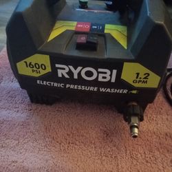RYOBI PRESSURE WASHER 1600 PSI