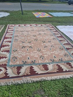 LOTS OF BEAUTIFUL LARGE AREA RUGS