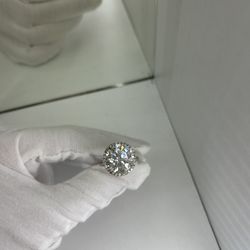 14kt gold ring 10.26 ct center stone, 3ct 