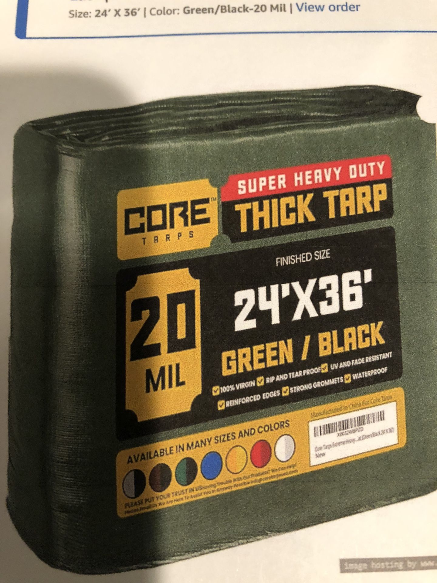 Large Super Heavy Duty Tarp