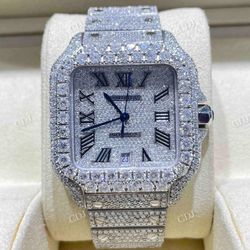 Authentic Moissanite Cartier Watch