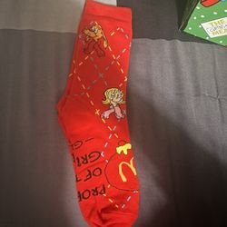 Red Grinch McDonald’s Socks 
