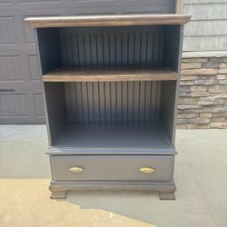 Refinished Wood Cabinet / Bookcase 