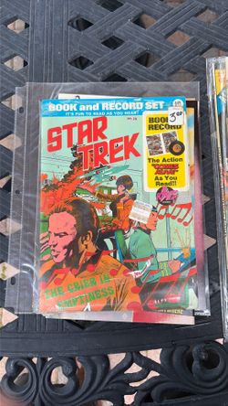 1975 Star Trek: The Crier in Emptiness Book and Record