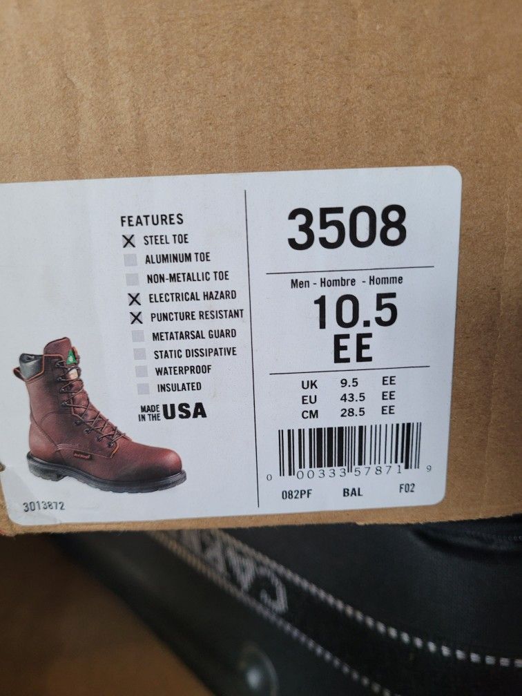 Red Wing Work Boots #3508