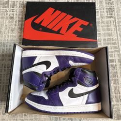 Jordan 1 Court Purple