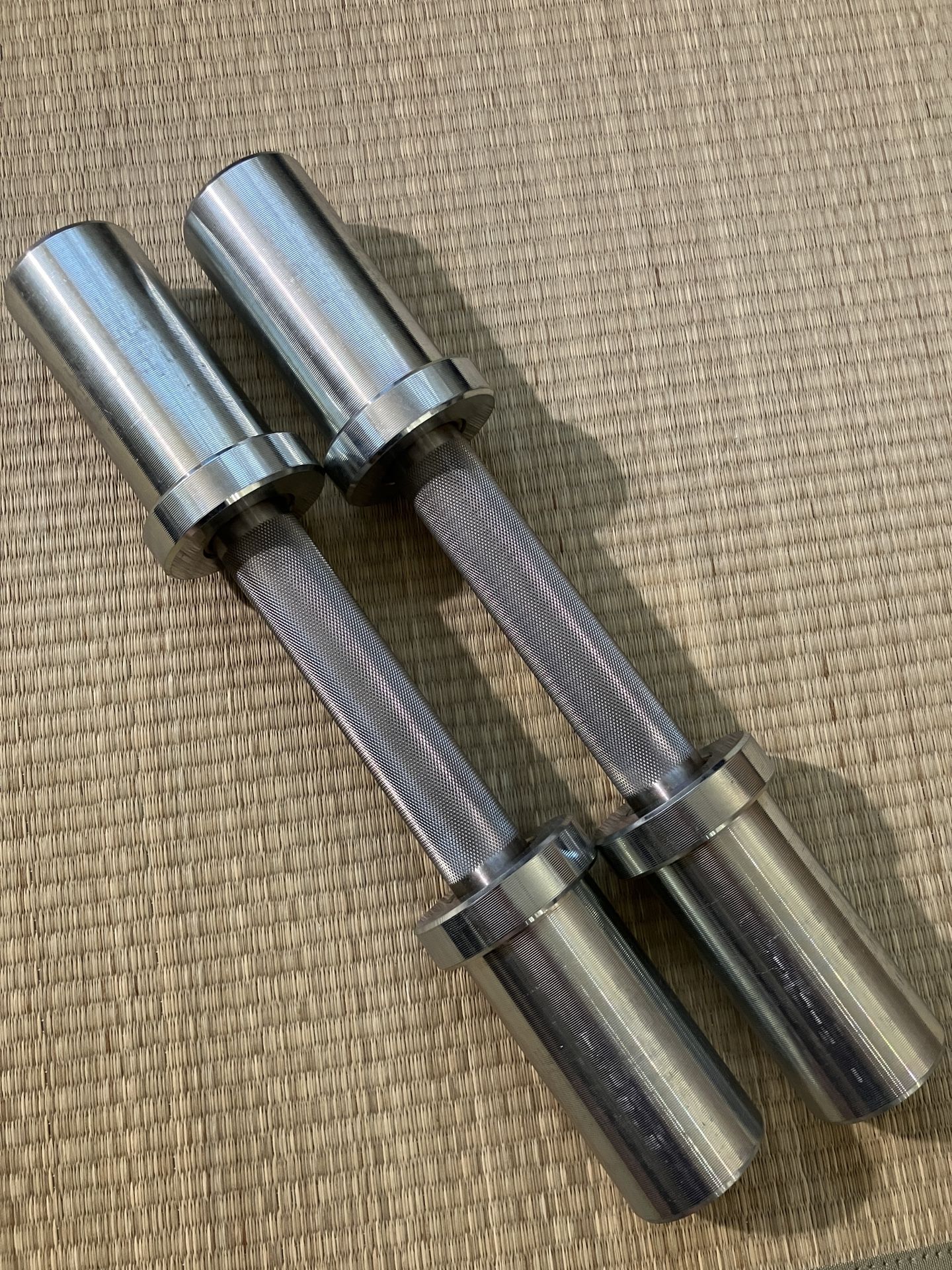 ROGUE FITNESS DB-10 STAINLESS & ZINC LOADABLE DUMBBELLS