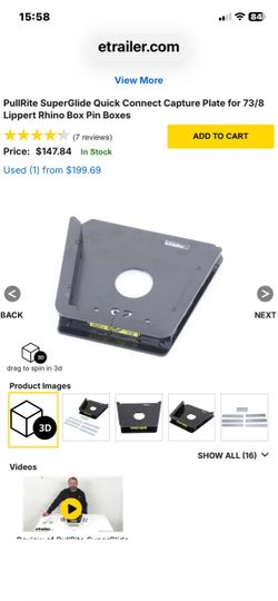 PullRite capture  plate #331723